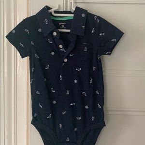 4 short sleeve polo onesies.